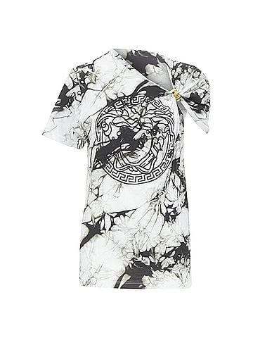 Versace Versace Medusa ring marble tie dye tshirt (view 1)