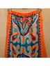 Zara 100% Polyester Graphic Orange Green Casual Pants Size S - photo 4