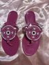 Jack Rogers 100% Rubber Pink Sandals Size 8 - photo 3