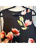 Alyx Floral Black Red Casual Dress Size 16 - photo 4