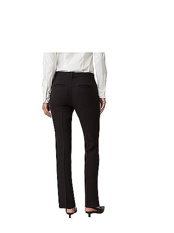 Ann Taylor The Sophia Straight Pant in Knit - Curvy Fit  Dress Pants (view 2)
