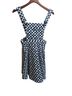 Hell Bunny Vixen Checkered-gingham Black White Romper Size XS - photo 1