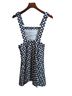 Hell Bunny Vixen Checkered-gingham Black White Romper Size XS - photo 2