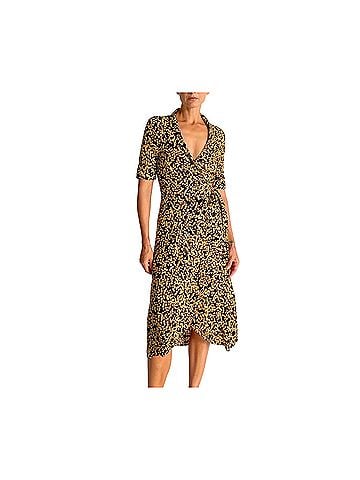 Ganni GANNI Dexter Ruffle Wrap Dress Cocktail Dress (view 1)