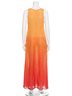 Caroline Constas Ombre Color Block Orange Red Swimsuit Cover Up Size M - photo 9