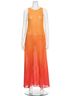 Caroline Constas Ombre Color Block Orange Red Swimsuit Cover Up Size M - photo 4