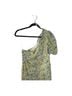 Astr 100% Polyester 95% Polyester 5% Elastane Floral Green Yellow Casual Dress Size L - photo 8