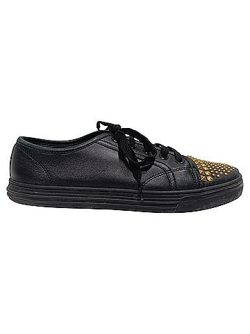 Gucci Gucci California Studded Low-Top Sneakers in Black Leather (view 1)