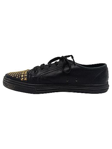 Gucci Gucci California Studded Low-Top Sneakers in Black Leather (view 2)