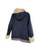 Anthropologie 78% Polyester 22% Viscose 100% Polyester Print Blue White Coat Size M - photo 2