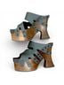 Ugg Australia 100% Leather Blue Wedges Size 10 - photo 7