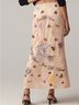 Anthropologie 100% Polyester 96% Polyester 4% Elastane Print Pink Skort Size S - photo 4