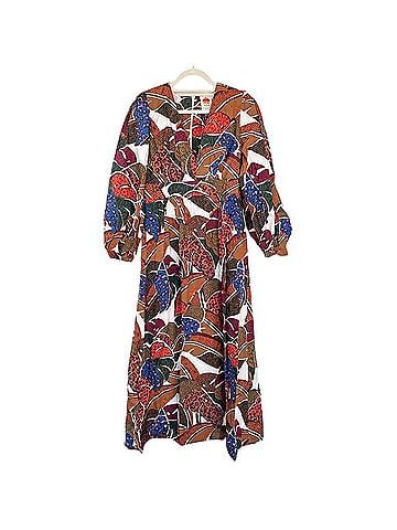 FARM Rio for Anthropologie Farm Rio Deep V-Neck Maxi Dress Casual Dress (view 1)