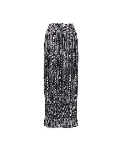 Issey Miyake Issey Miyake Pleats Please cable knitprint pleated midi skirt (view 2)