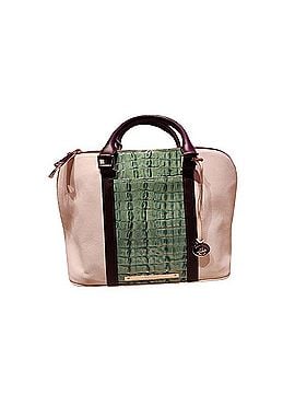 Brahmin Ivory and Sage Croc Satchel Satchel (view 1)