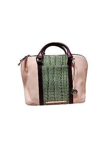 Brahmin Ivory and Sage Croc Satchel Satchel (view 1)