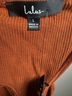 Lulus Orange Bodysuit Size L - photo 3