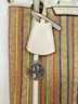 Tory Burch Stripes Brown Tan Ivory Crossbody Bag One size - photo 3