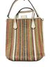 Tory Burch Stripes Brown Tan Ivory Crossbody Bag One size - photo 2