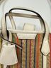 Tory Burch Stripes Brown Tan Ivory Crossbody Bag One size - photo 5