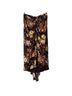 Veronica Beard 92% Silk 8% Spandex 100% Polyester Floral Brown Yellow Red Pink Silk Skirt Size 6 - photo 8