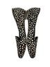 J.Crew Animal Print Brown White Ivory Flats Size 10 - photo 2