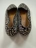 J.Crew Animal Print Brown White Ivory Flats Size 10 - photo 5