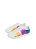 Kurt Geiger 100% Leather Stripes Multi Color Sneakers Size 6 1/2 - photo 1