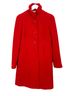 J.Crew 94% Wool 5% Nylon 100% Acetate 65% Olefin 35% Polyester Solid Red Coat Size 4 - photo 1
