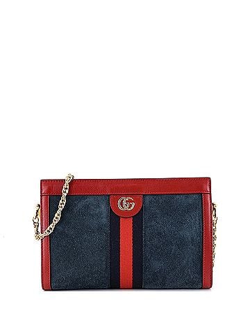 Gucci Ophidia Chain Shoulder Bag Suede Small (view 1)