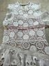 Alexis 100% Polyester 96% Polyester 5% Spandex Floral White Cocktail Dress Size XS - photo 5