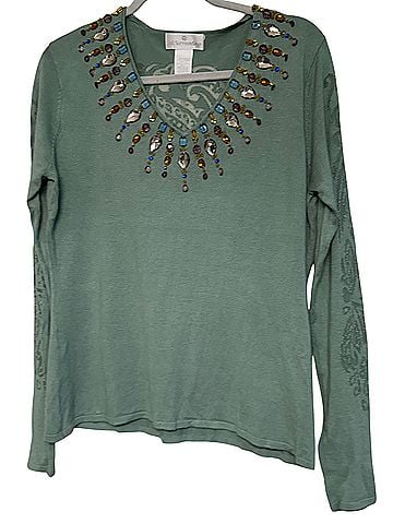 Soft Surroundings soft surroundings  Long Sleeve Blouse (view 1)