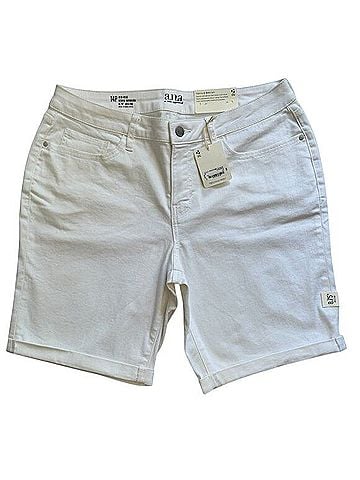 a.n.a. A New Approach mid- rise denim bermuda Denim Shorts (view 1)