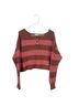 American Eagle Outfitters Stripes Brown Pink Pullover Sweater Size S - photo 1