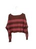American Eagle Outfitters Stripes Brown Pink Pullover Sweater Size S - photo 2
