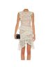 Alexis 100% Polyester 96% Polyester 5% Spandex Floral White Cocktail Dress Size XS - photo 1