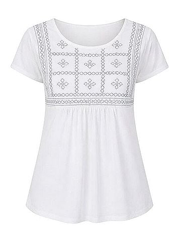 Gloria Vanderbilt Short Sleeve Top (view 1)
