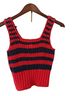 Mother 100% Cotton Stripes Red Blue Tank Top Size XS - photo 6