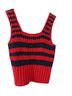 Mother 100% Cotton Stripes Red Blue Tank Top Size XS - photo 5