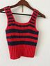 Mother 100% Cotton Stripes Red Blue Tank Top Size XS - photo 11