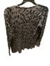 Covington Animal Print Gray Black Vest Size S - photo 2