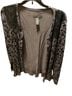 Covington Animal Print Gray Black Vest Size S - photo 1