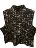 Christopher & Banks Print Black Vest Size L - photo 2