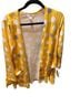 Lularoe Polka Dots Yellow Gray White Jacket Size S - photo 1