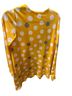Lularoe Polka Dots Yellow Gray White Jacket Size S - photo 2