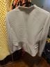Tahari Stripes White Black Blazer Size 8 - photo 3