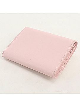 Loewe LOEWE Tri-fold Wallet CANBS33X01 Vertical Small Pebble Women's Pink (view 2)