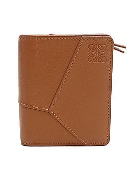 Loewe LOEWE Bi-fold Wallet C510Z41X12 Compact Puzzle Women's Brown (view 1)