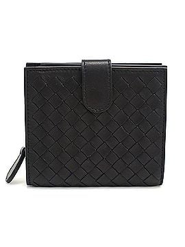 Bottega Veneta BOTTEGA VENETA Bottega Veneta Bi-fold Wallet 121059 Intrecciato Men's Black (view 1)