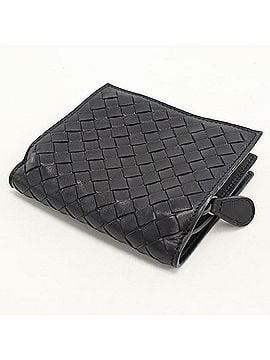 Bottega Veneta BOTTEGA VENETA Bottega Veneta Bi-fold Wallet 121059 Intrecciato Men's Black (view 2)